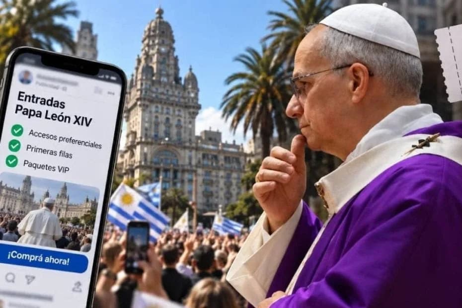Falsos alojamientos y accesos VIP: advierten por estafas digitales en relación a la visita del papa León XIV.