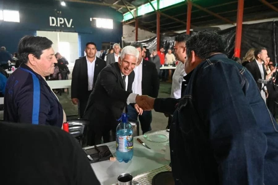 Poggi celebró el Día del Trabajador Vial.
