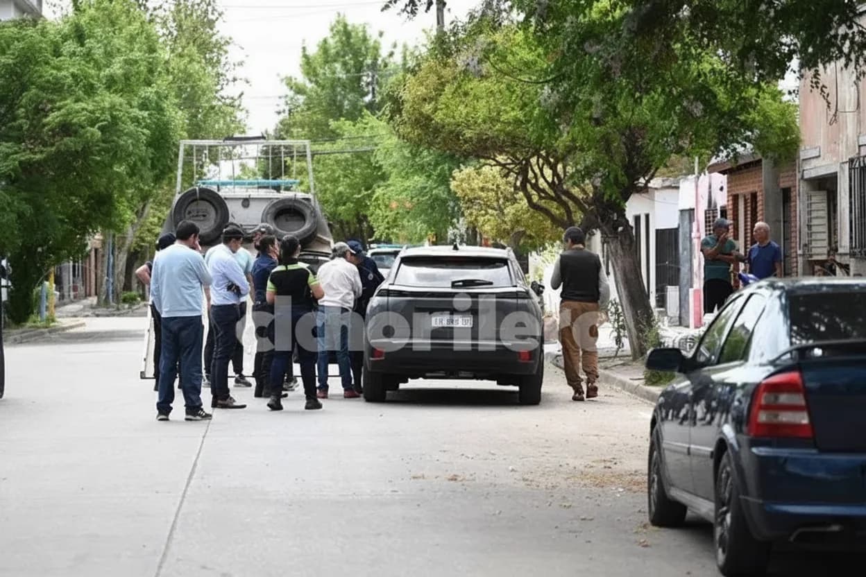 El auto que protagonizó el accidente fue encontrado adentro de una casa de calle Pueyrredón al 200.