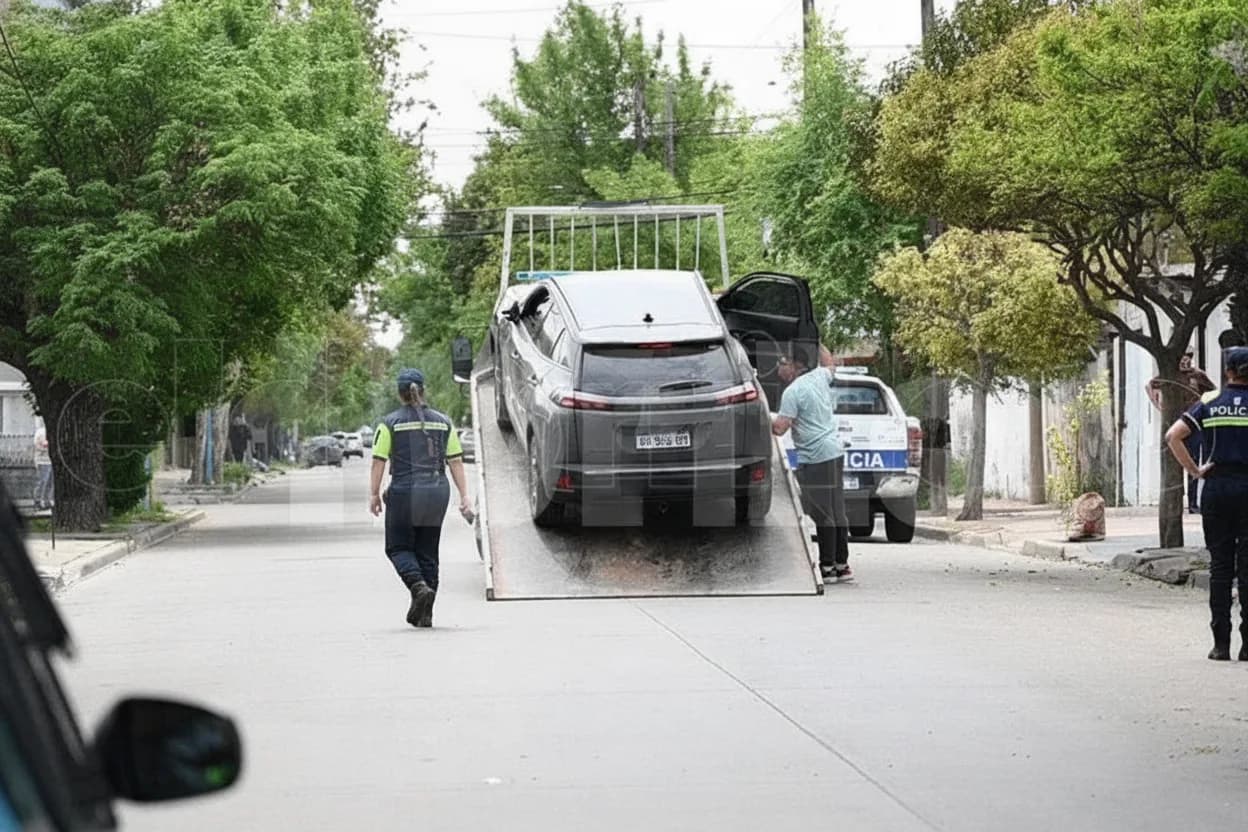 El vehículo fue encontrado en una casa de calle Pueyrredón.