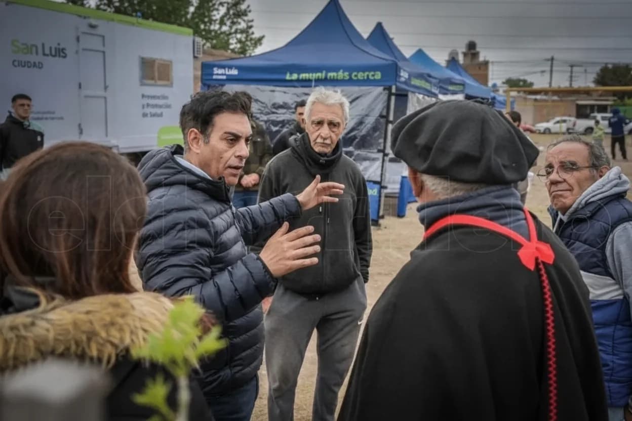 El intendente Hissa llevó servicios y se reunió con vecinos del barrio Parque de las Naciones.