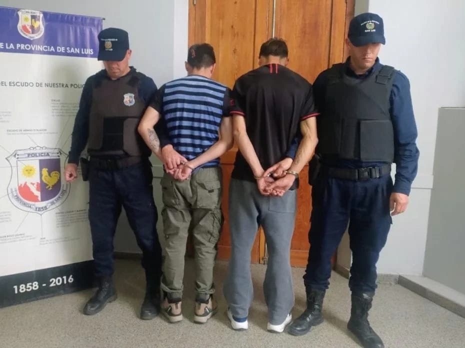 Dos de los cuatro hombres que hoy fueron imputados.