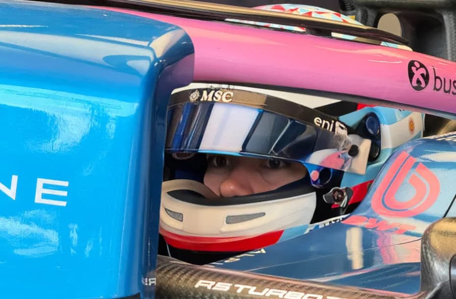 Colapinto palpitó el GP de Baréin.