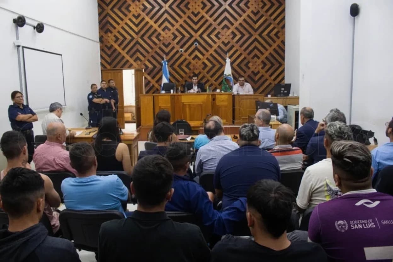 La audiencia de formulación de cargos en la Justicia provincial, en noviembre de 2024.