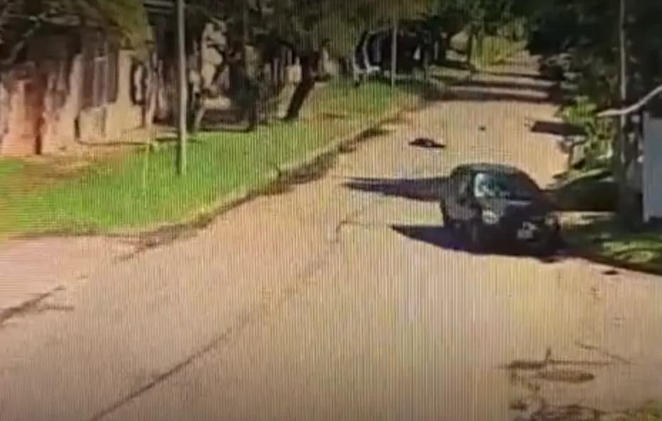 El conductor se dio a la fuga.